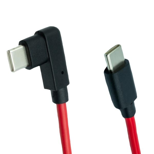 SSA PD100W対応 USB2.0Type-Cオス-オスL型 ケーブル 1.5ｍ 150cm S...