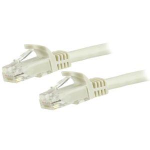 スターテック ZU200X5 7m カテゴリー6 LANケーブル ホワイト RJ45モールディングコネクタの商品画像