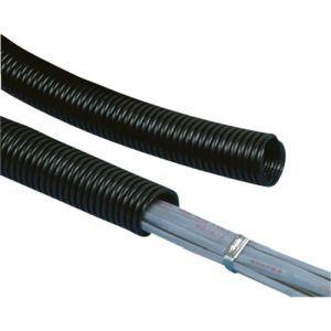 パンドウイット CLTS38N-C コルゲートチューブ 耐熱性ナイロン6 スリットなし 黒