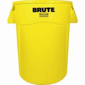 ラバーメイド 261004 ラウンドブルートコンテナ スリット付き 37.9L イエロー メーカー直送 代引 北海道沖縄離島不可