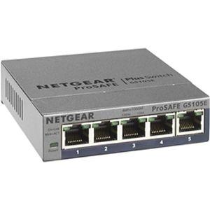 ネットギア GS105E-200JPS 卓上型コンパクト アンマネージプラス スイッチングハブ ギガ...