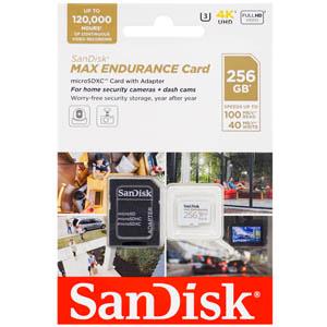 【メール便選択可】サンディスク マイクロSXHC 256GB SDSQQVR-256G-GN6IA 高耐久 UHS-I U3 class10 V30 microsdカード MicroSDメモリーカードの商品画像