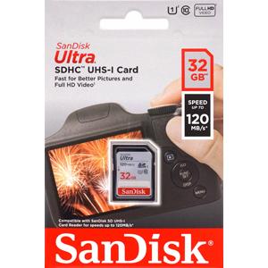 【メール便選択可】サンディスク SDHC 32GB SDSDUN4-032G-GN6IN UHS-I class10 SDカード
