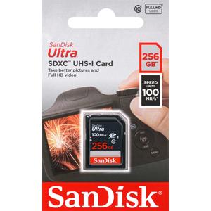 【メール便選択可】サンディスク SDXC 256GB SDSDUNR-256G-GN3IN UHS-I class10 SDカード