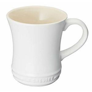 ルクルーゼ マグカップ S ホワイト/サンド LECREUSET