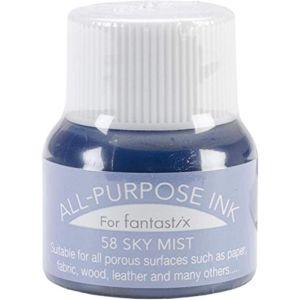 ツキネコ オールパーパスインク 多用途インク 布 皮革 紙 木材 15ml スカイミスト API-5...