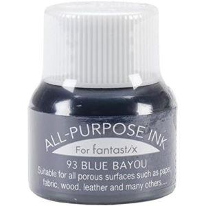 ツキネコ オールパーパスインク 多用途インク 布 皮革 紙 木材 15ml ブルーバイユー API-...