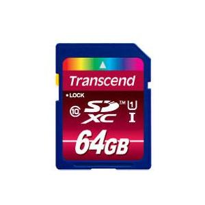 【メール便選択可】トランセンド SDXC 64GB TS64GSDXC10U1 UHS-I Class10 MLC SDカード card｜akibaoo