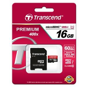 【メール便選択可】トランセンド マイクロSDHC 16GB TS16GUSDU1 Class10 microsdカード｜akibaoo