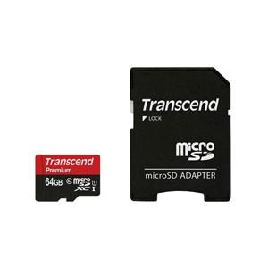 【メール便選択可】microSDHC 64GB TS64GUSDU1 UHS-I Class10 アダプタ付｜akibaoo