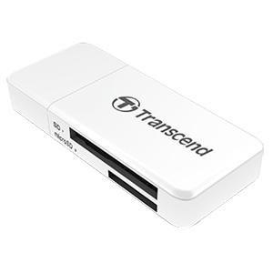 【メール便選択可】トランセンド USB3.0 カードリーダーライター TS-RDF5W ホワイト｜akibaoo