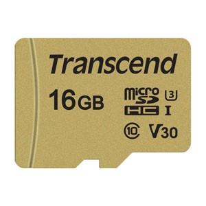 【メール便選択可】トランセンド TS16GUSD500S マイクロSD microSDHC 16GB Class10 UHS-I U3 MLC Transcend｜akibaoo