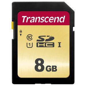 【メール便選択可】トランセンド TS8GSDC500S SDカード 8GB UHS-I U1 MLC...