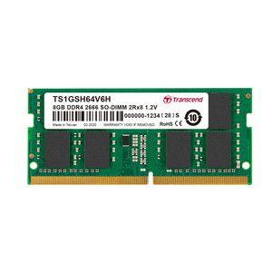トランセンド TS1GSH64V6B8GB DDR4 2666Mhz SO-DIMM 1Rx8 1Gx8 CL19 1.2Vの商品画像