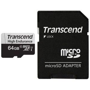 【メール便選択可】microSDXC 64GB TS64GUSD350V64GB microSD w/ adapter U1 High Endurance