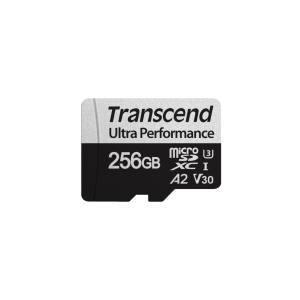 【メール便選択可】トランセンド TS256GUSD340S 256GB microSD w/ adapter UHS-I U3 A2 Ultra Performance｜akibaoo