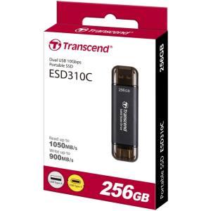 【メール便選択可】トランセンド Transcend TS256GESD310C 256GB External SSD ESD310C USB 10Gbps Type C/A
