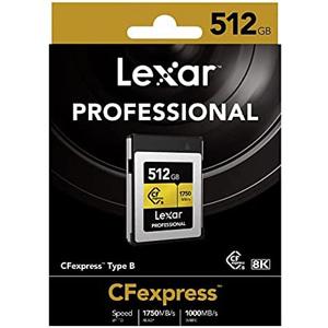 【メール便選択可】レキサー LCFX10-512CRB CFexpressカード Type B 512GB｜akibaoo