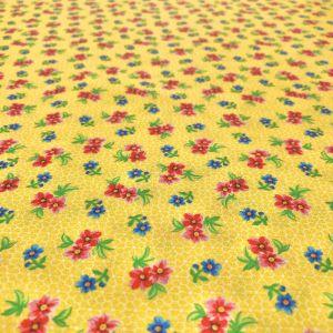 QUILTING TREASURES FABRICS USA942 FLORAL CACHE 50c...
