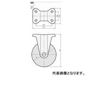 東正車輌 WK-150RB-R ゴールドキャスター 中荷重 メーカー直送 代引不可 北海道沖縄離島｜akibaoo