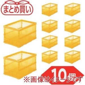 トラスコ TSK-O50B-TMOR-10P まとめ買い オリコン 薄型折りたたみコンテナ スケルコ...
