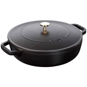 ストウブ（STAUB） ブレイザーソテーパン 28cm グレー : 厨房市場あれ