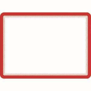 タリフォールド 194903 ディスプレイポケット マグネットタイプ A4サイズ 2枚入り 赤