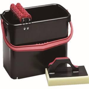 【人気商品】K/H 床洗浄バケツセット OPTIMUM 22L 赤 すすぎローラ K/H 床洗浄バケツセット OPTIMUM 22L 赤 すすぎローラー付 505543