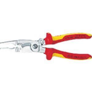 KNIPEX 1396-200 絶縁エレクトロプライヤー スプリング付  クニペックスツールズ