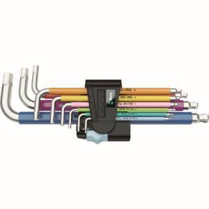 【メール便選択可】Wera 22669 3950SPKL/9 ステンレス マルチカラーヘックスキーセ...