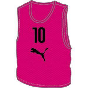 PUMA（プーマ） サッカー ビブスセット 10枚組(番号入り)(ピンク・XXS