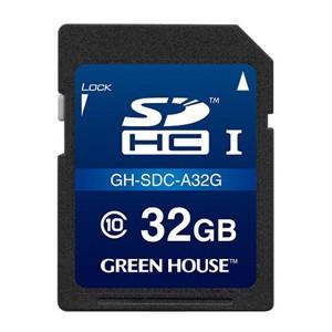 【メール便選択可】グリーンハウス GH-SDC-A32G ドラレコ アクションカメラ向けSDHCカード 32GB｜akibaoo
