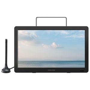 グリーンハウス 14型バッテリー内蔵 ポータブルテレビ GH-PTV14B-BK  