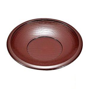 宮本産業 4.0茶托 千筋 溜