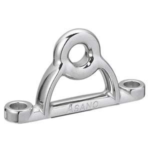 ASANO 遊具 ブランコ 座板金具 穴ピッチ100 AK23034 ステンレス SUS