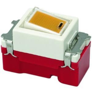 【メール便選択可】神保電器 JEC-BN-1MGR オーロラマークスイッチ 片切 PW