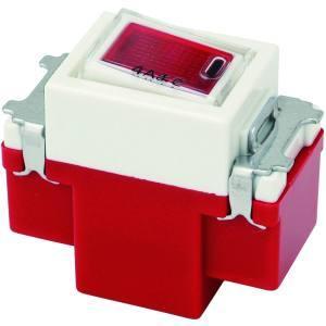 神保電器 JEC-BN-1MLCR オーロラマークスイッチ 片切 PW