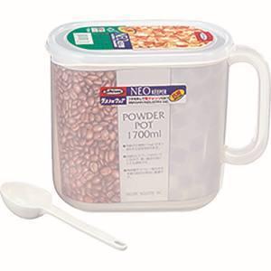 スギコ産業 B-1878NE ネオキーパーパウダーポットスプーン付192×106×149 1.7L