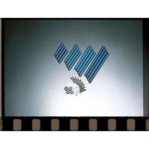 プロト PSP116B-4 ラウンドサイドパイプ ブルー (4ホン) 9ROW ボルトツキ