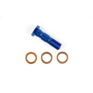 スウェッジライン EAP301 BANJOボルト BLU 10mm-1.25 ダブル(SWAGE ヨ...