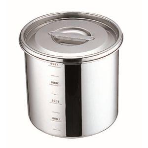 KO 18-8ステンレス キッチンポット内蓋式14cm (2.1L)手無（takumi