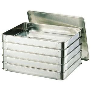 18-8ステンレス製 システムバット特大50　4枚 18-8ステンレス システムバット 餃子バット 大50 身 : モノタス