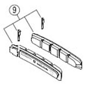 【メール便選択可】シマノ Y8A298060 M70CT4 シビアコンディション用 ブレーキシュー &amp; ピン SHIMANO