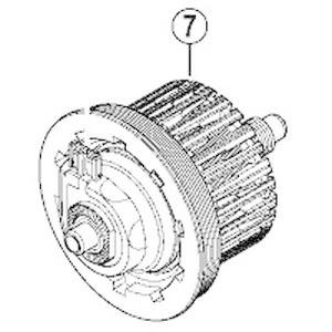 シマノ SHIMANO Y2YK98030 内部一式組立品 軸長86.5mm DH-F703-SB用