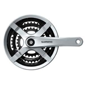 SHIMANO(シマノ) 【純正部品】クランク 3×6/7/8S 48T/38T/28T シルバー