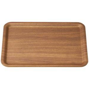 マイン M44-392 ユニバーサル トレイ 濃木目 ノンスリップ加工 390×293