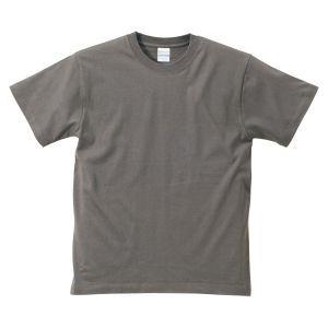 【メール便選択可】ユナイテッドアスレ 5.6oz ハイクオリティーTシャツ チャコール L 7 500101C CAB