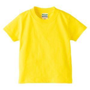 ユナイテッドアスレ 5.6oz Tシャツ キッズ イエロー 120 21 500102C CAB