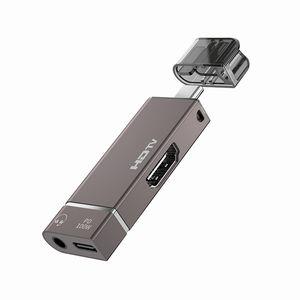【メール便選択可】TypeC HDMI 3.5mmステレオアダプタ