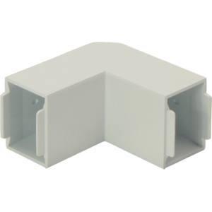 マサル工業 MDK113 エムケーダクト付属品 内外マガリ 1号 ミルキーホワイト